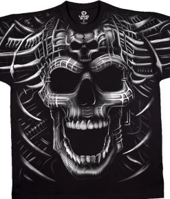Psycho Skull Black T-Shirt