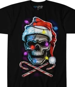 Skull And Cross Canes Black T-Shirt