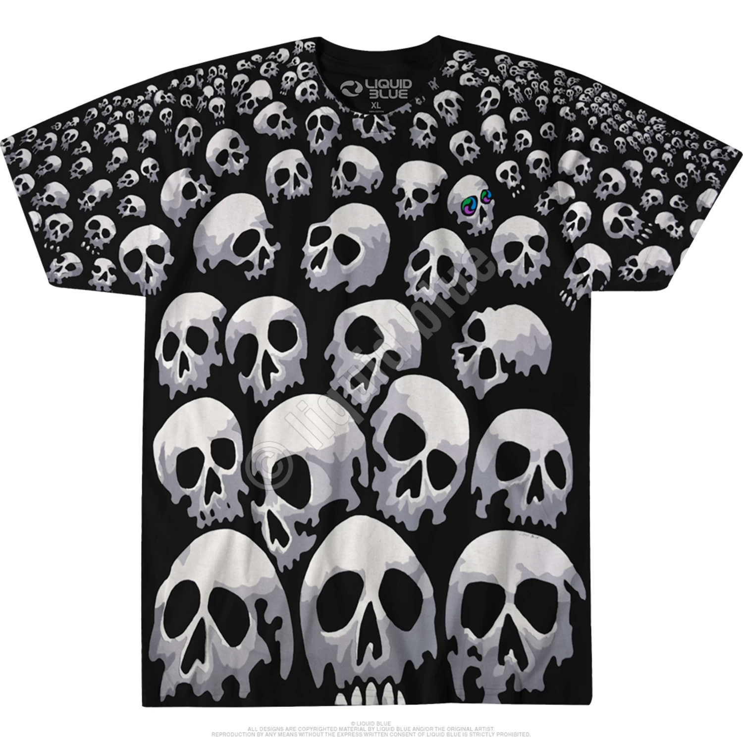 Son Of Skulls Black T-Shirt - Image 2