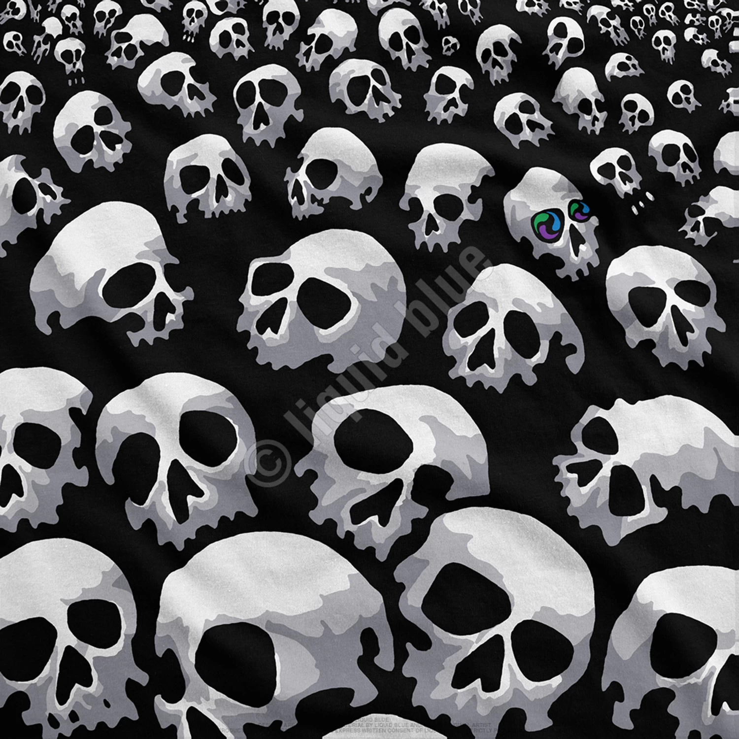 Son Of Skulls Black T-Shirt - Image 4