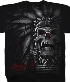 Chief Skull Black T-Shirt