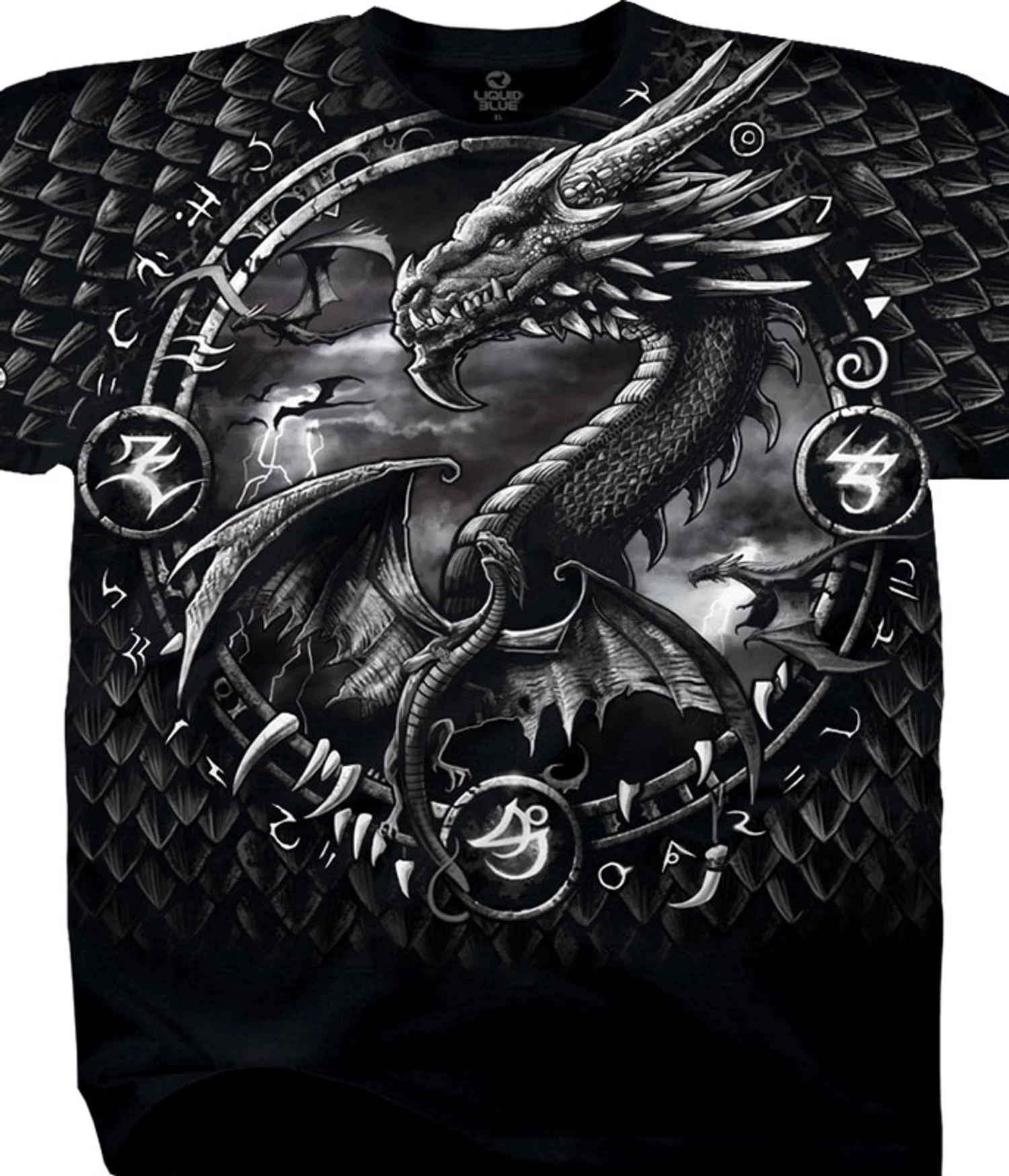 Dragon Dreamcatcher Black T-Shirt