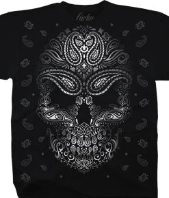 Bandana Skull Black T-Shirt