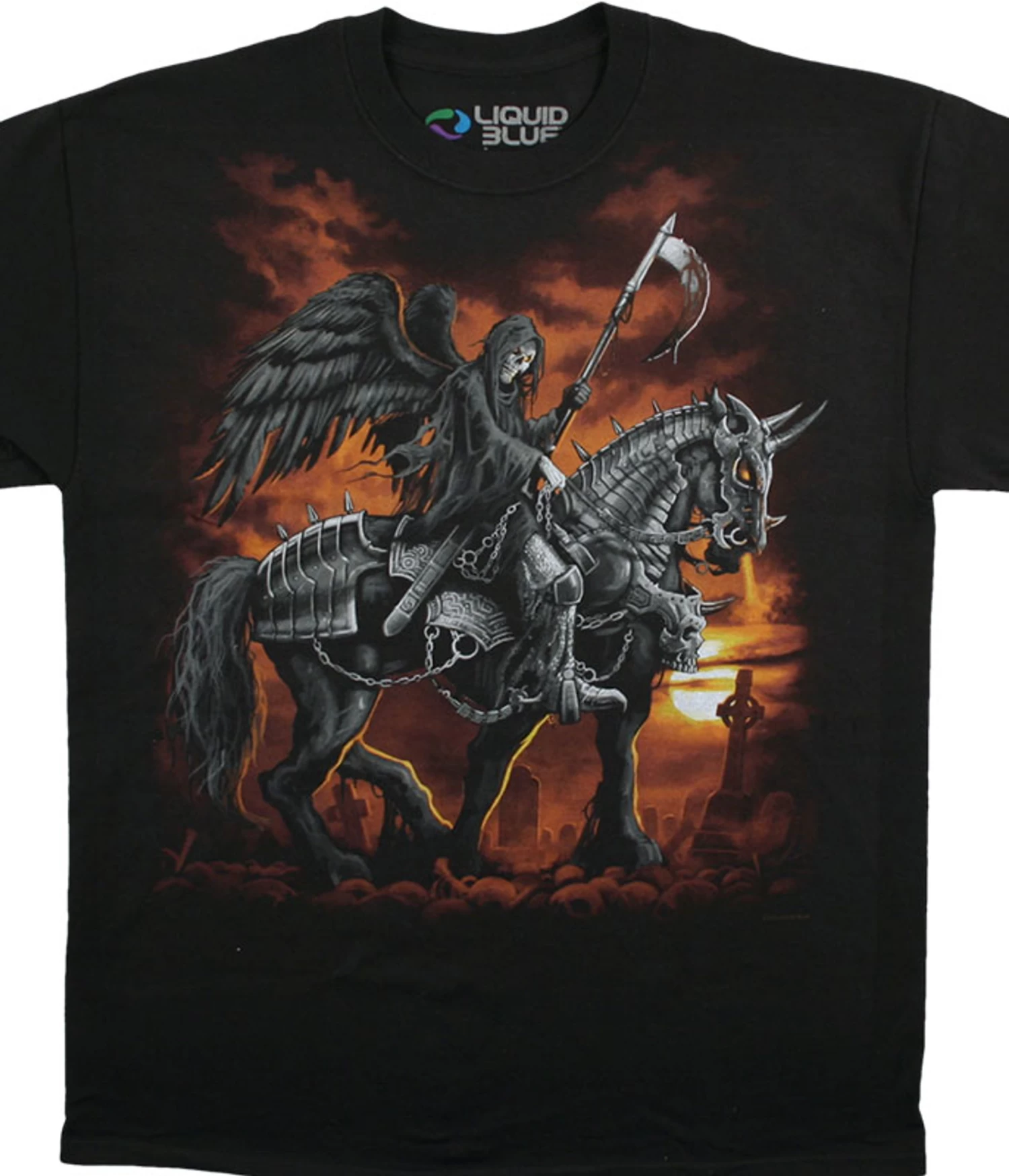 Reaper Horse Black T-Shirt