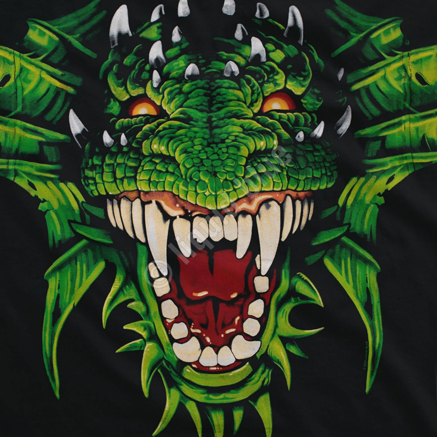 Dragon Head Black T-Shirt - Image 5