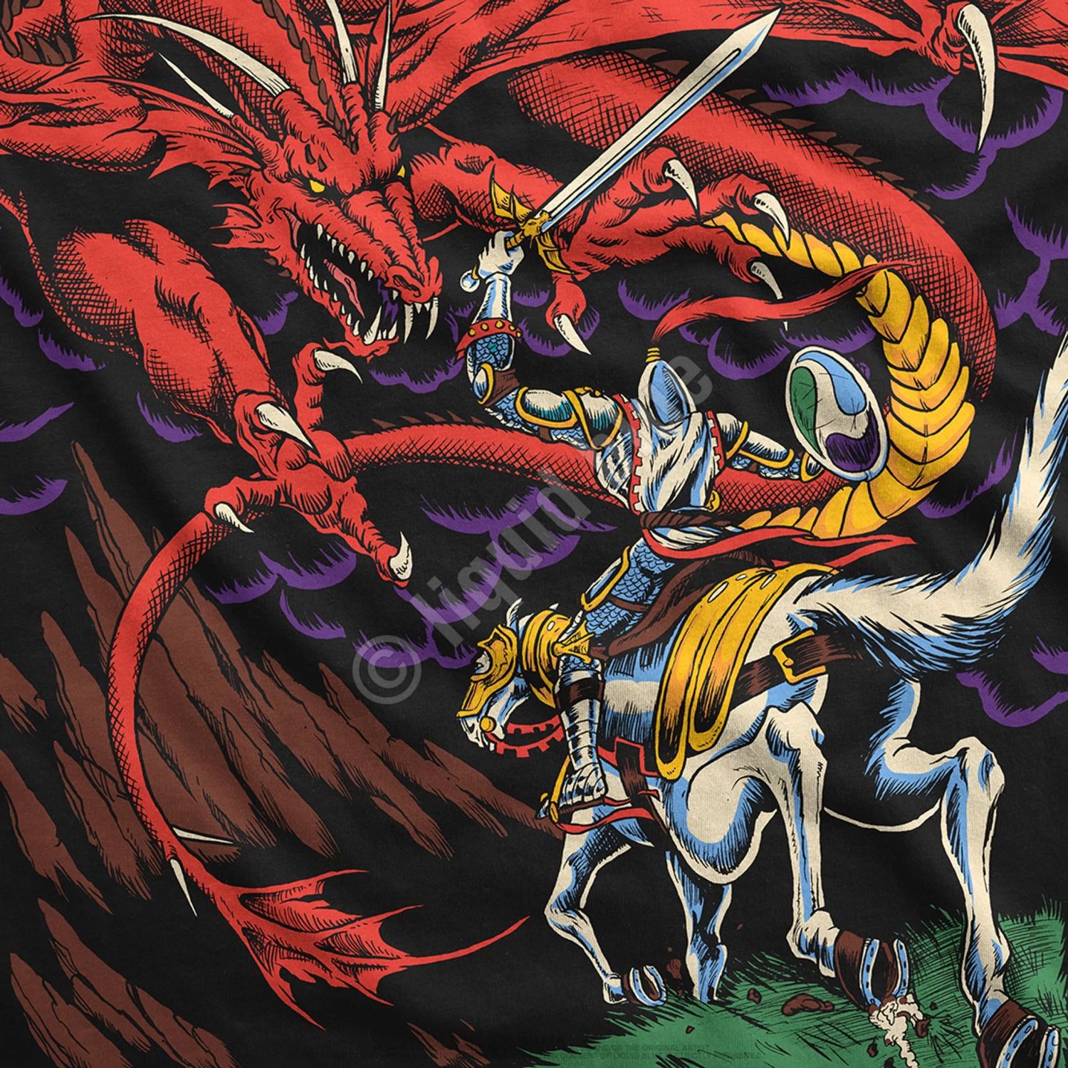 Dragon Black T-Shirt - Image 5