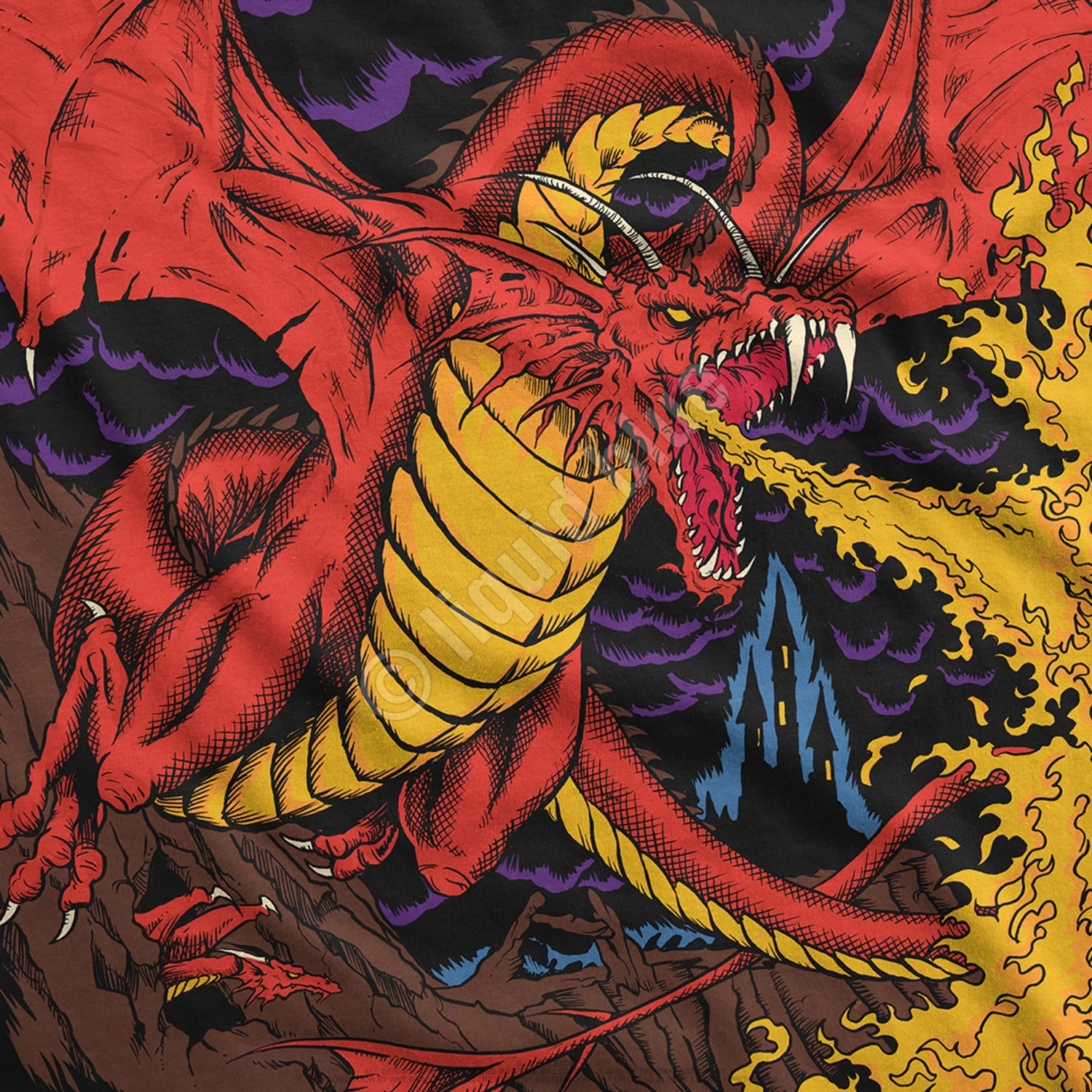 Dragon Black T-Shirt - Image 4