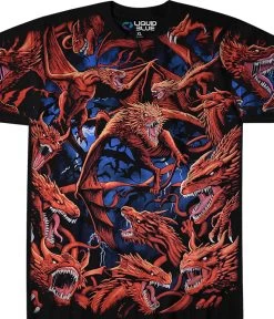 Dragon Storm Black T-Shirt