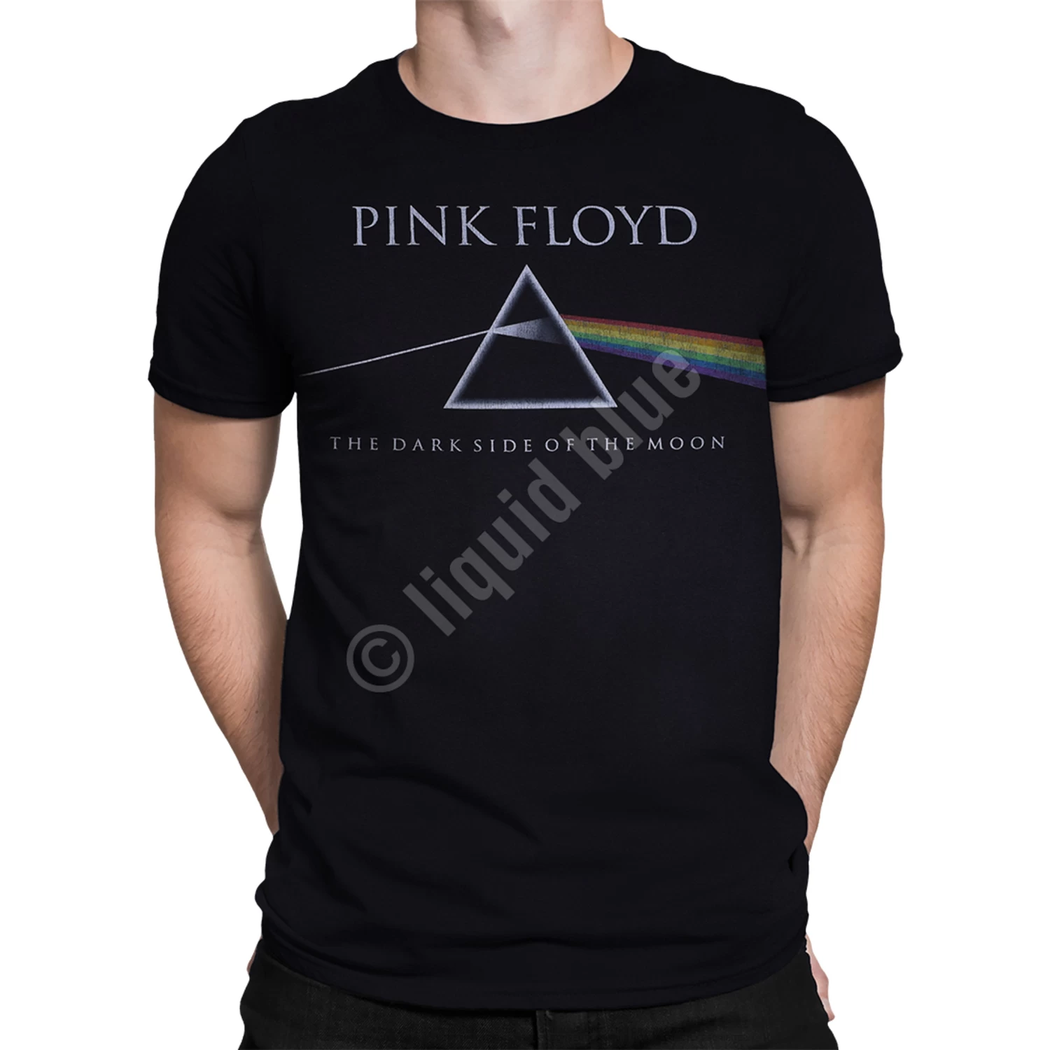 Pink Floyd Classic Floyd Black Poly-Cotton T-Shirt - Image 2