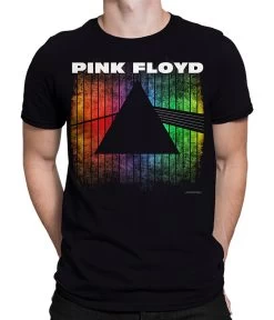 Pink Floyd Dark Side Silhouette Black Athletic T-Shirt