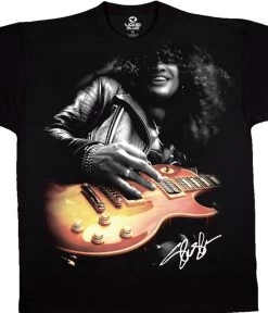 Slash Guitar Black T-Shirt