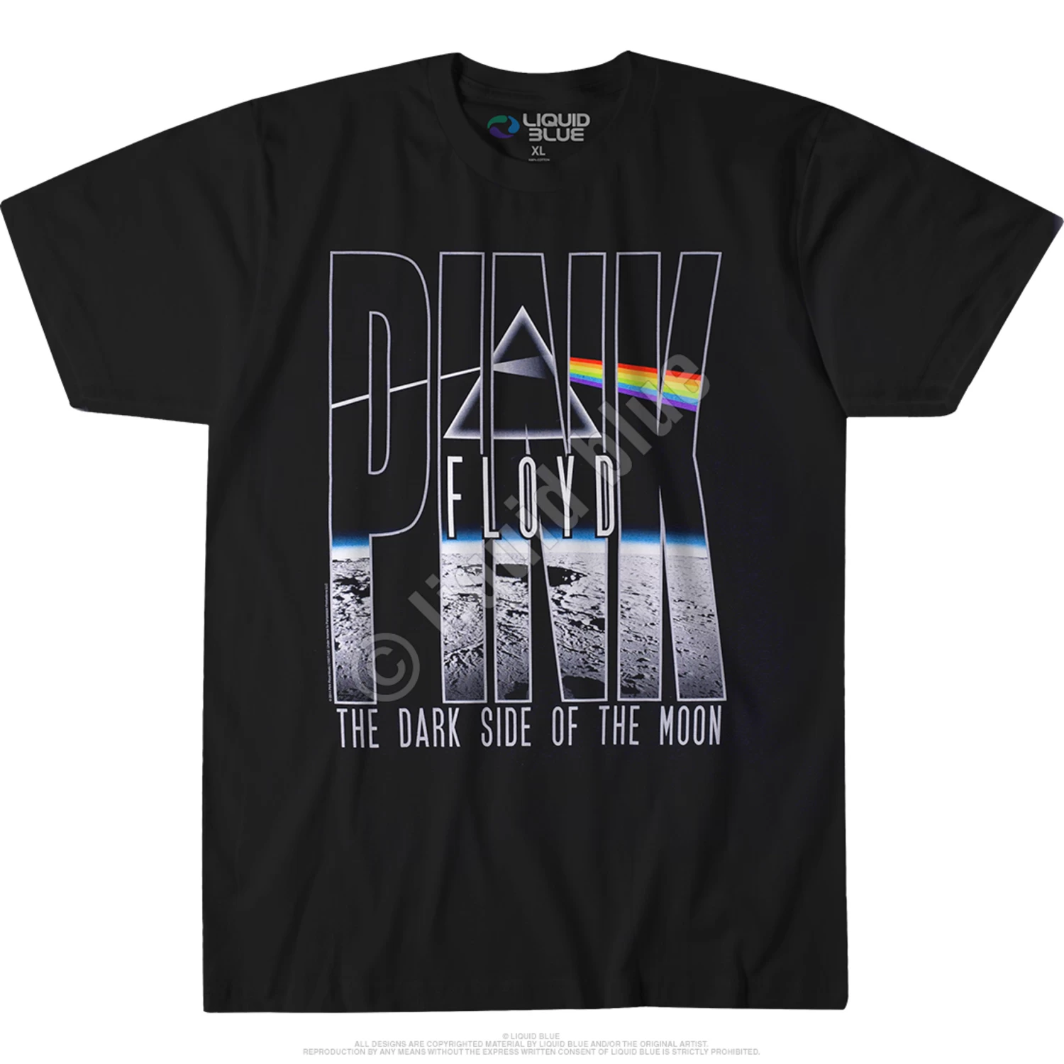 Pink Floyd Dark Side Orbit Black T-Shirt - Image 3