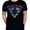 Pink Floyd Space Window Black Athletic T-Shirt
