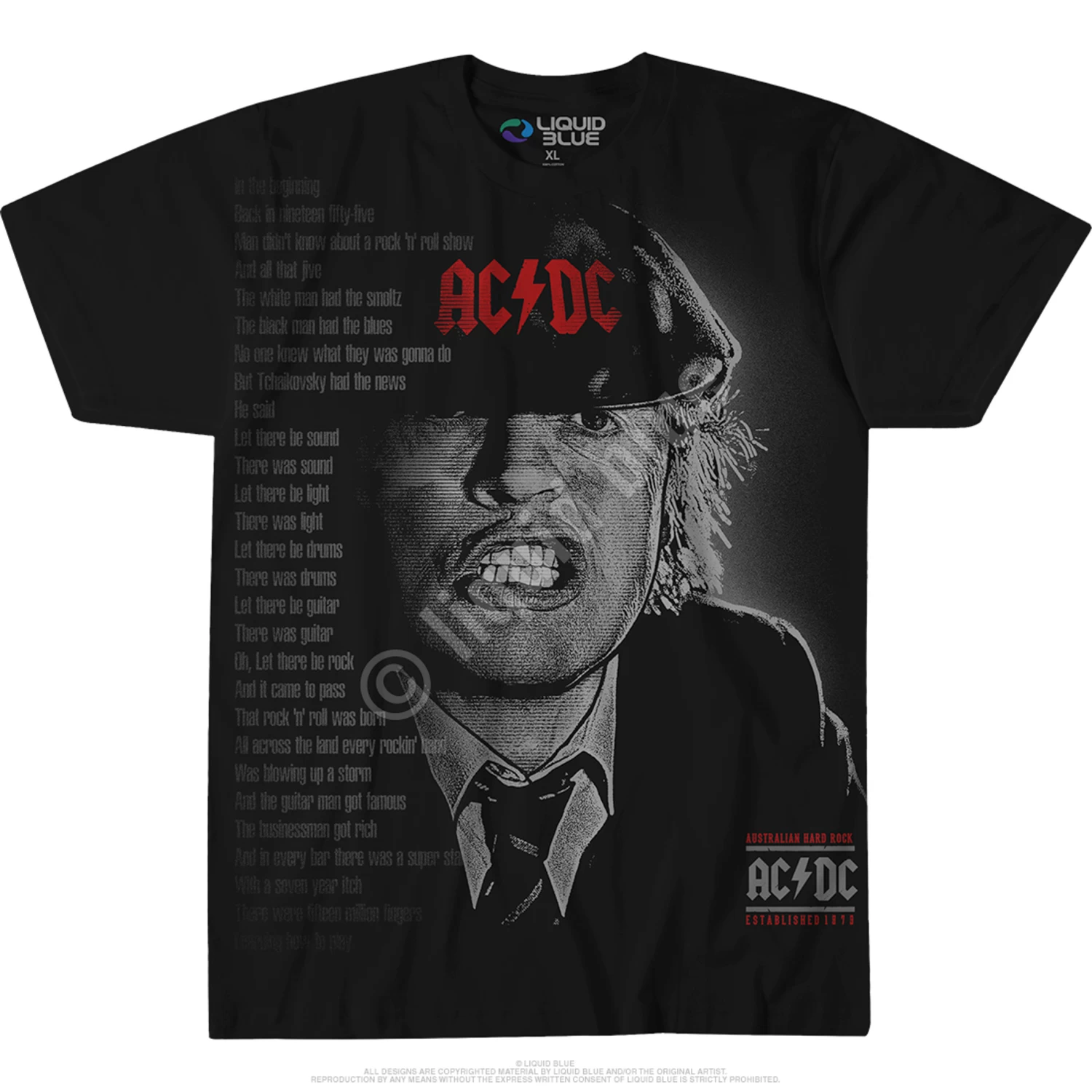 Big Face Angus Black T-Shirt - Image 2