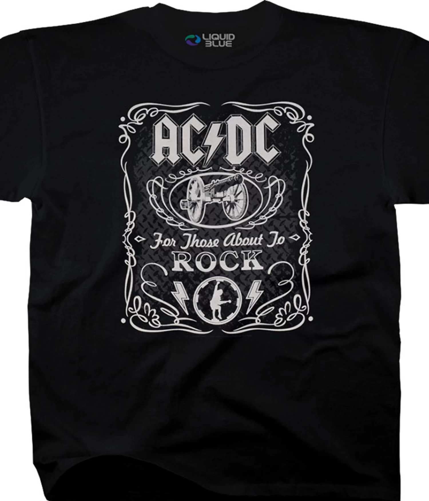 AC/DC Label Black T-Shirt