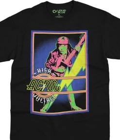 High Voltage Blacklight Black T-Shirt