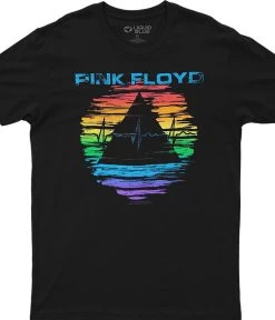 Pink Floyd Racing Around Black Athletic T-Shirt
