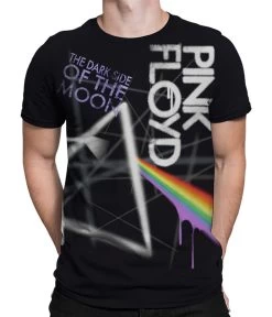 Pink Floyd Dark Side Graffiti Black T-Shirt