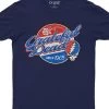 Label Navy Athletic T-Shirt