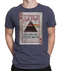 Pink Floyd Dark Side Deck Grey Athletic T-Shirt