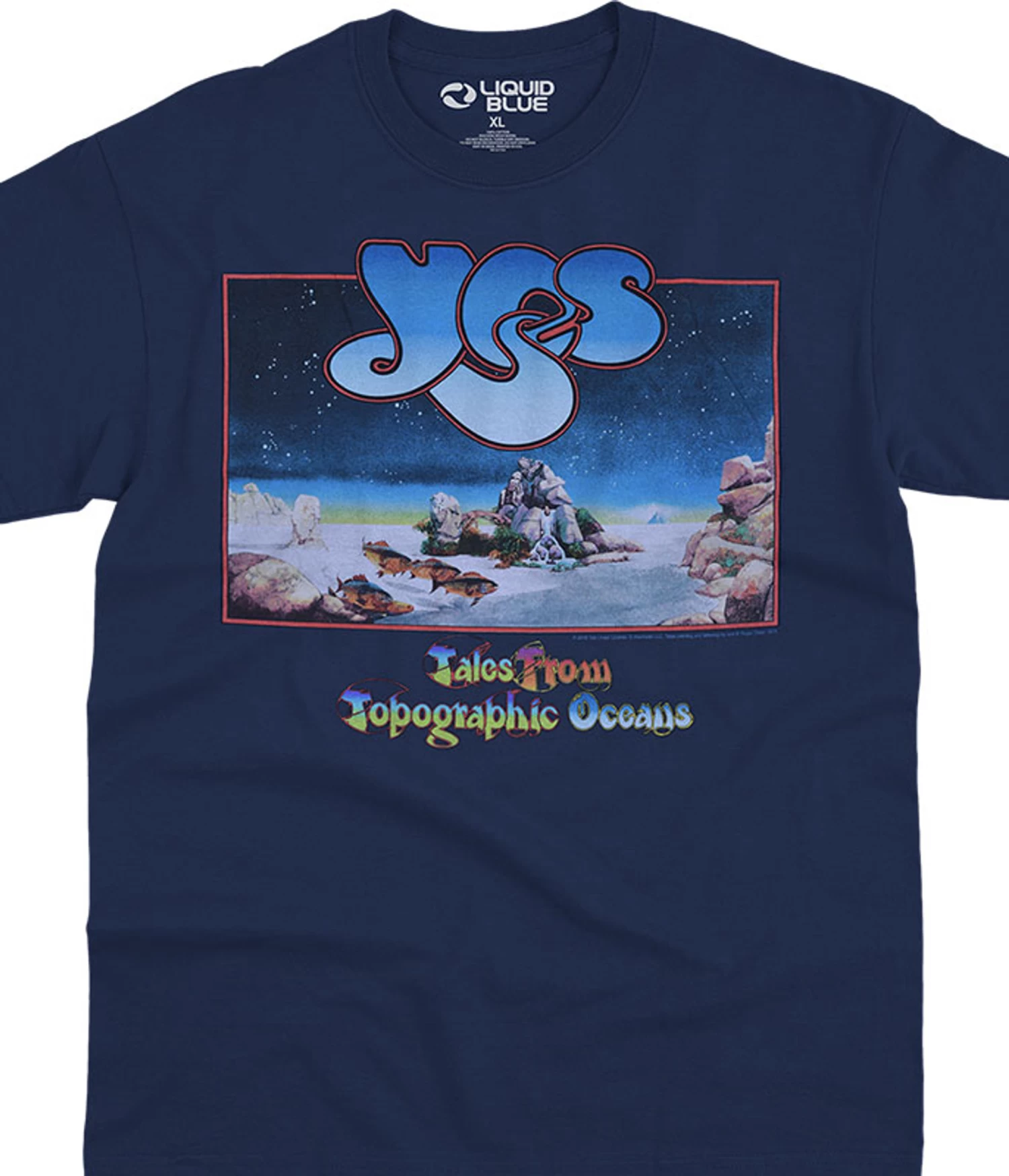 Yes! Tales Navy Athletic T-Shirt