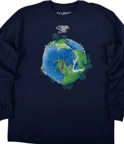 Yes! Fragile Navy Long Sleeve T-Shirt