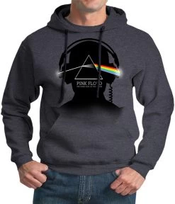 Pink Floyd Dark Side Beats Dark Heather Pullover Hoodie