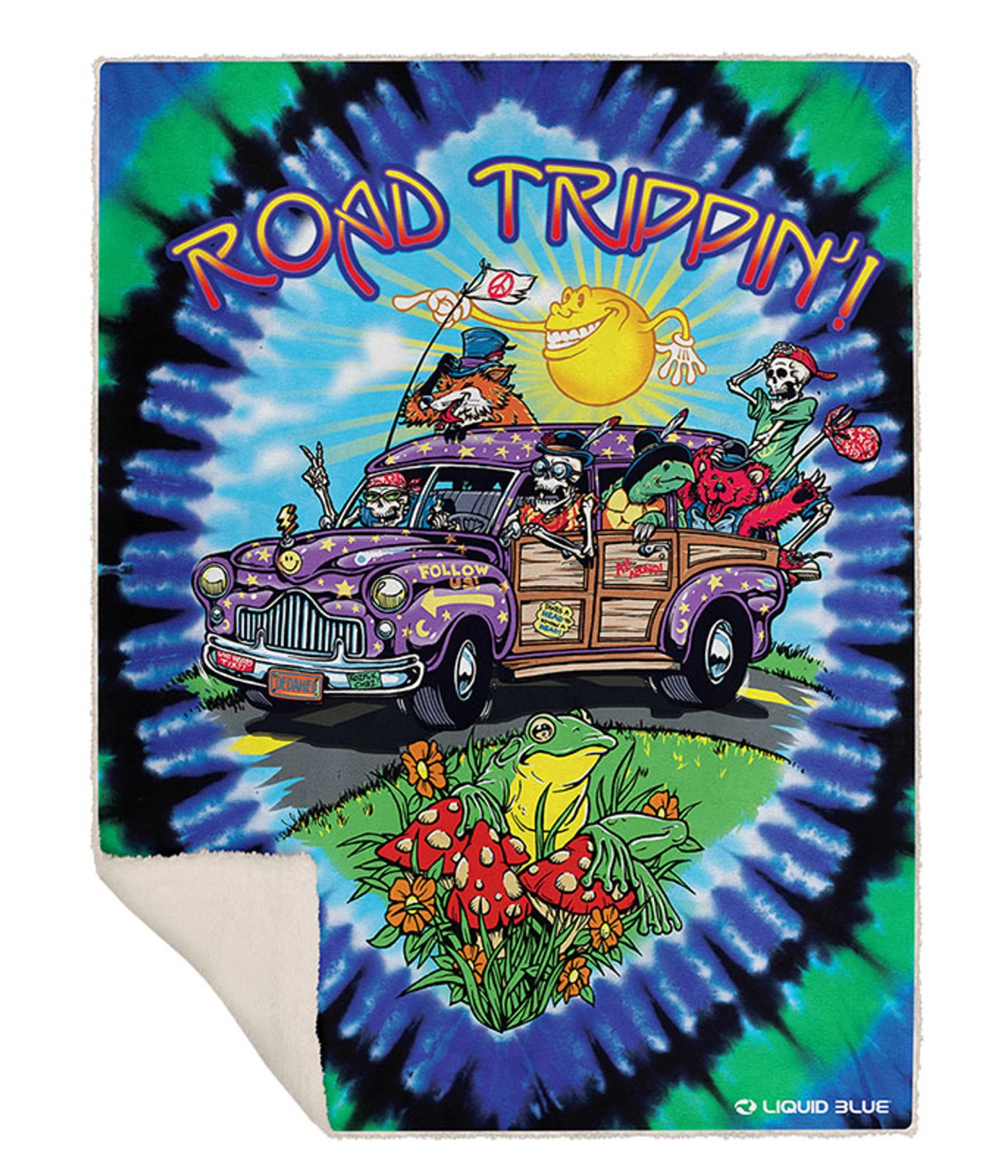 Road Trippin' Fleece Throw Blanket