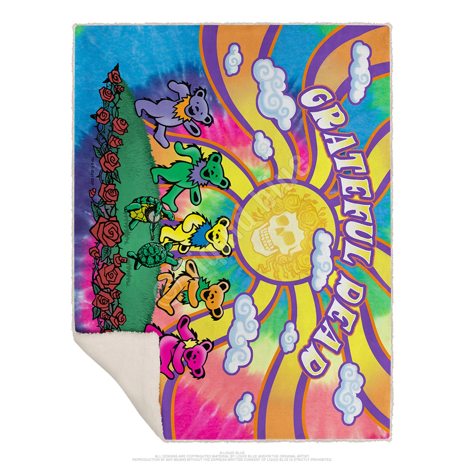 Sunshine Bears Fleece Throw Blanket - Image 2
