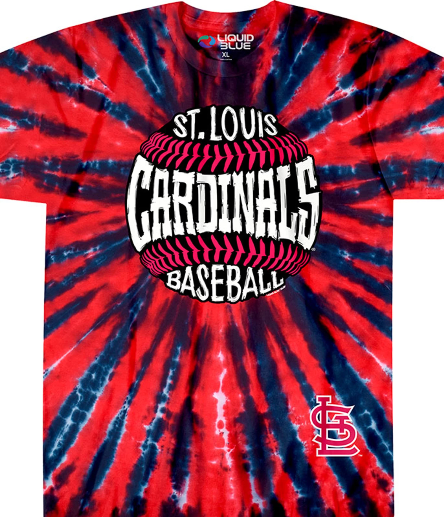 MLB St. Louis Cardinals Burst Tie-Dye T-Shirt