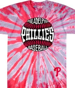 MLB Philadelphia Phillies Burst Tie-Dye T-Shirt