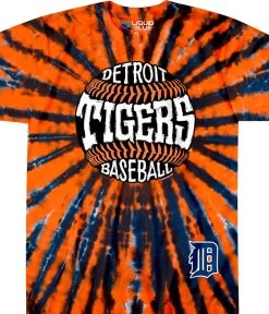 MLB Detroit Tigers Burst Tie-Dye T-Shirt