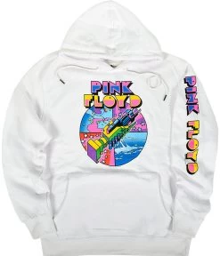 Pink Floyd WYWH Mod White Sleeve Printed Hoodie