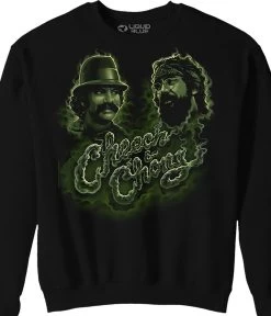 Green Smoke Black Sweatshirt