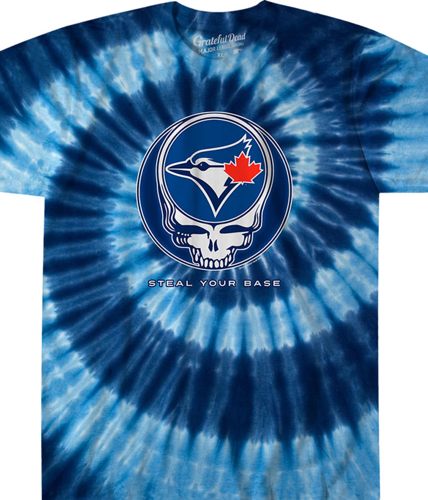 MLB Toronto Blue Jays Steal Your Base Tie-Dye T-Shirt