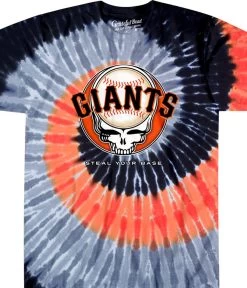MLB San Francisco Giants Steal Your Base Tie-Dye T-Shirt