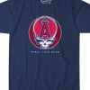MLB Los Angeles Angels Steal Your Base Navy Athletic T-Shirt