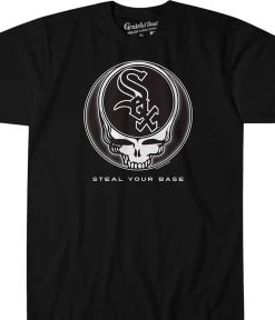 MLB Chicago White Sox Steal Your Base Black Athletic T-Shirt