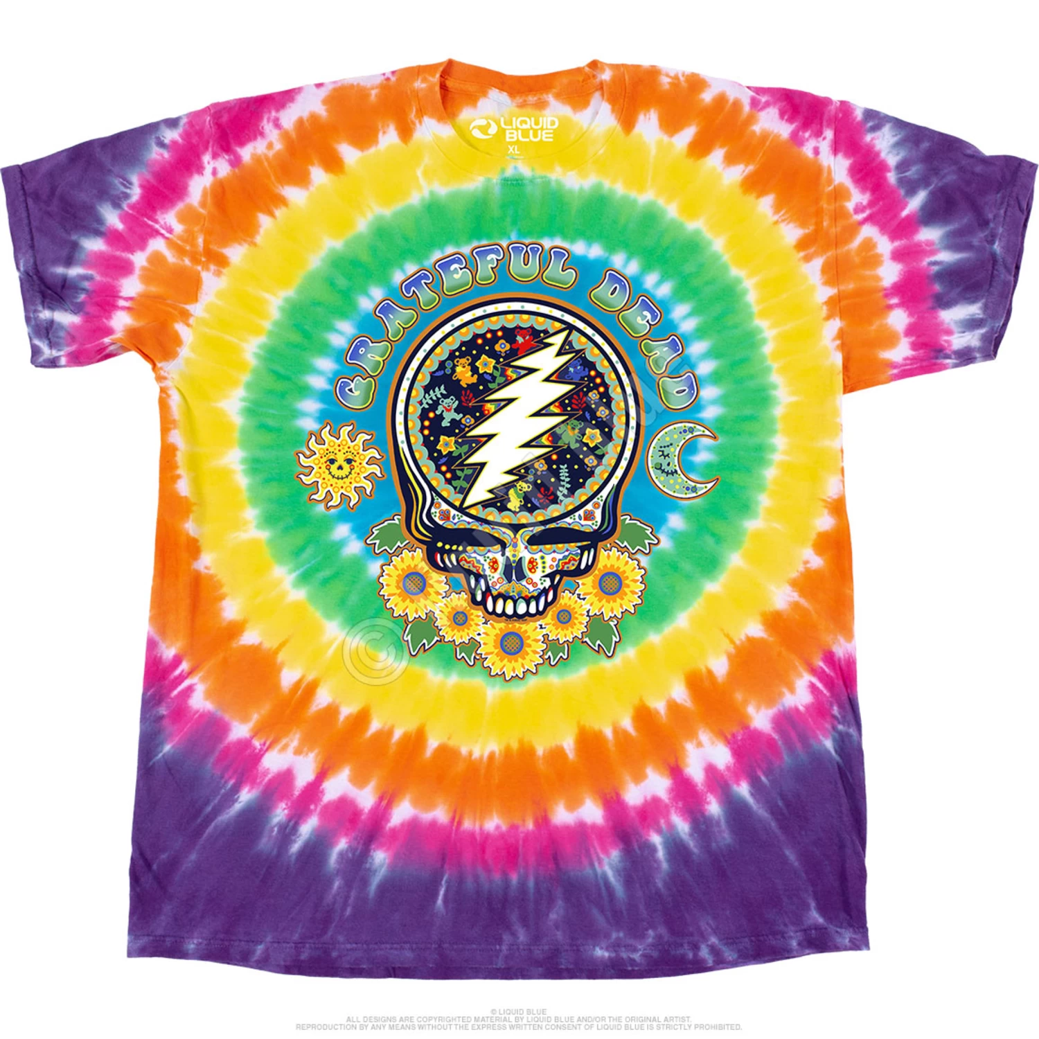 Steal Your Face Day Of The Dead T-Shirt - Image 2