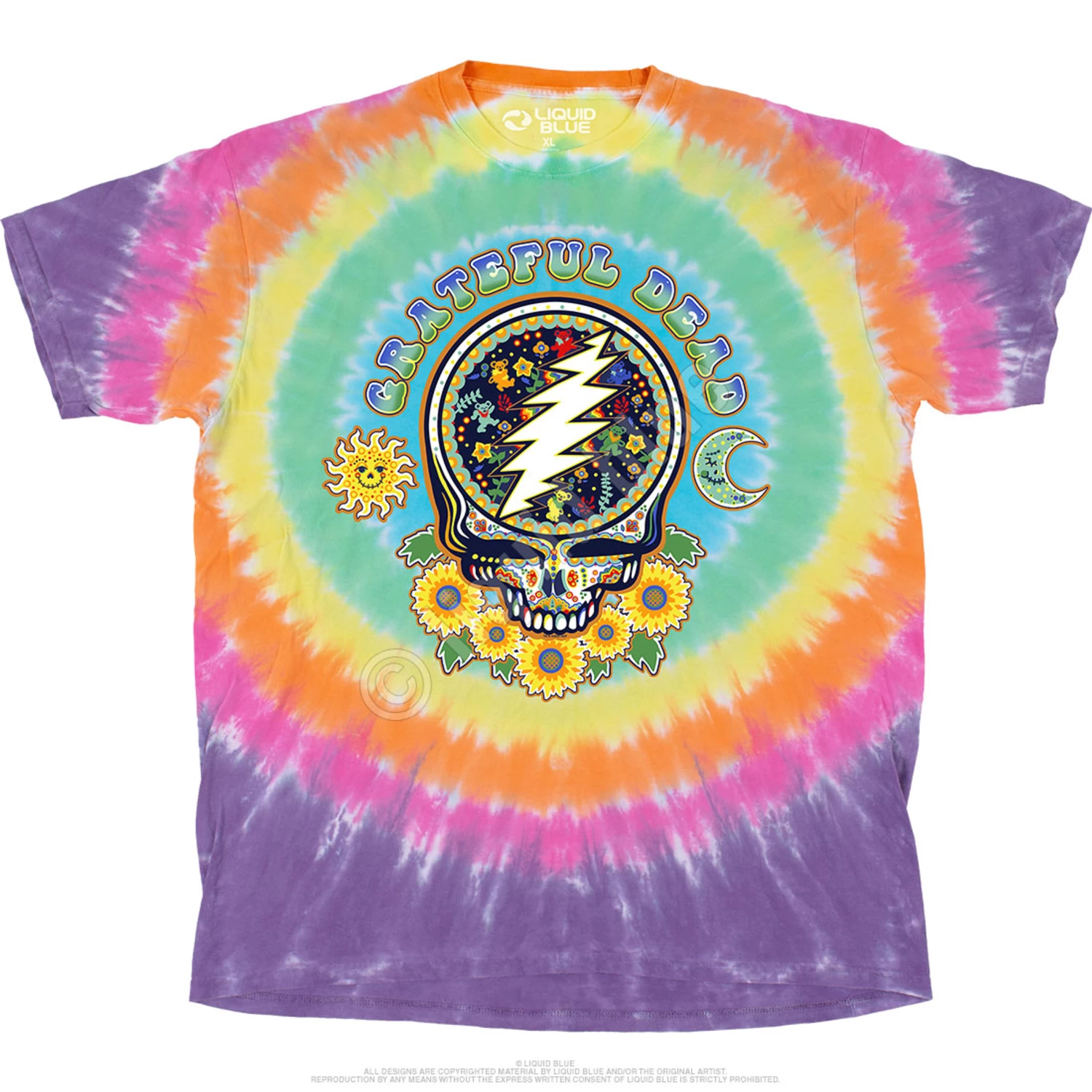 Steal Your Face Day Of The Dead T-Shirt - Image 3