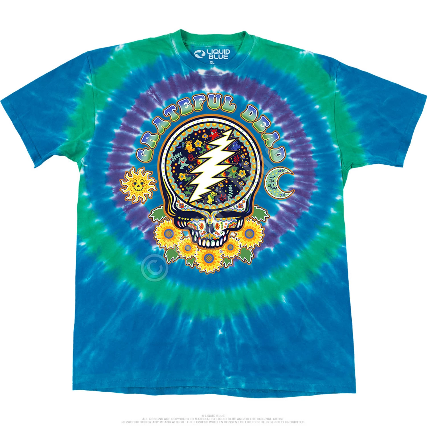 Steal Your Face Day Of The Dead T-Shirt - Image 4