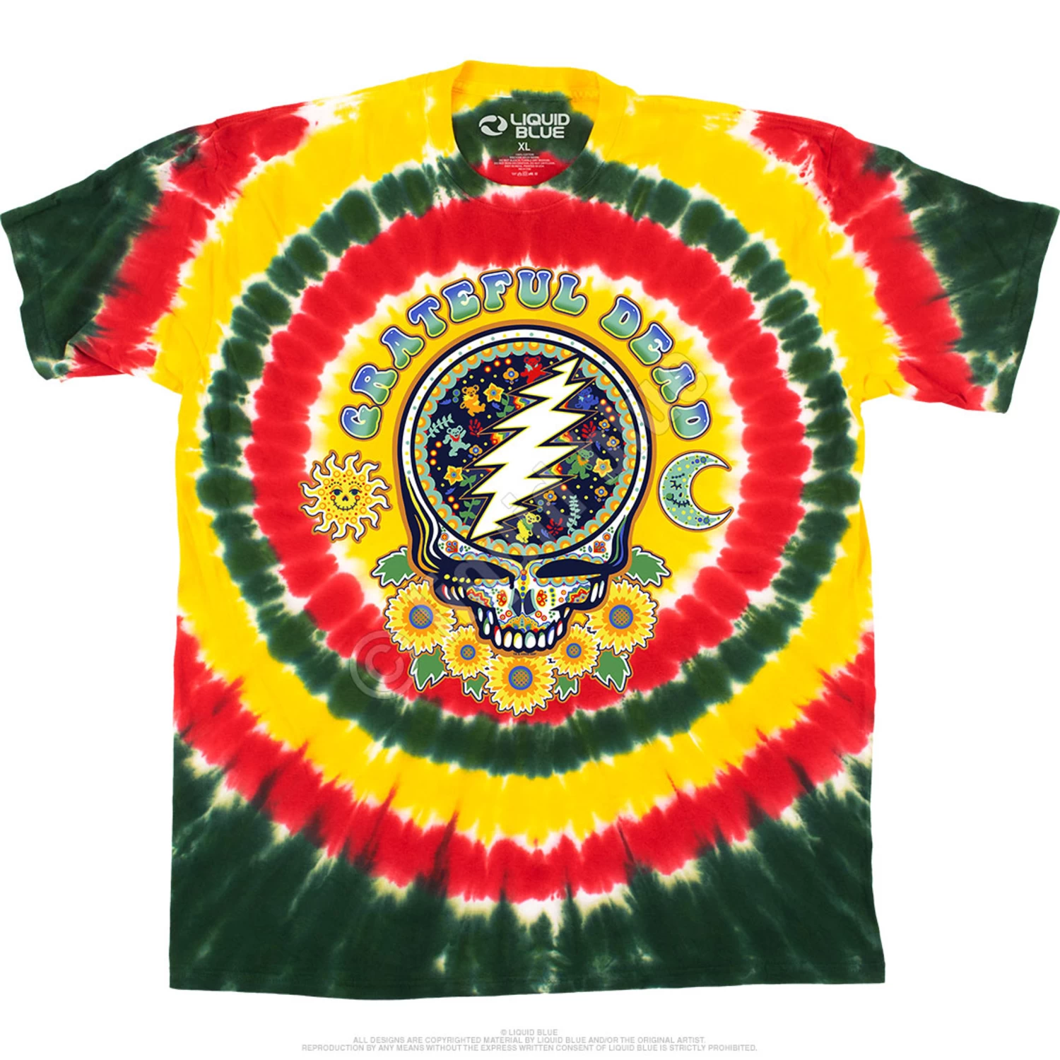 Steal Your Face Day Of The Dead T-Shirt - Image 5