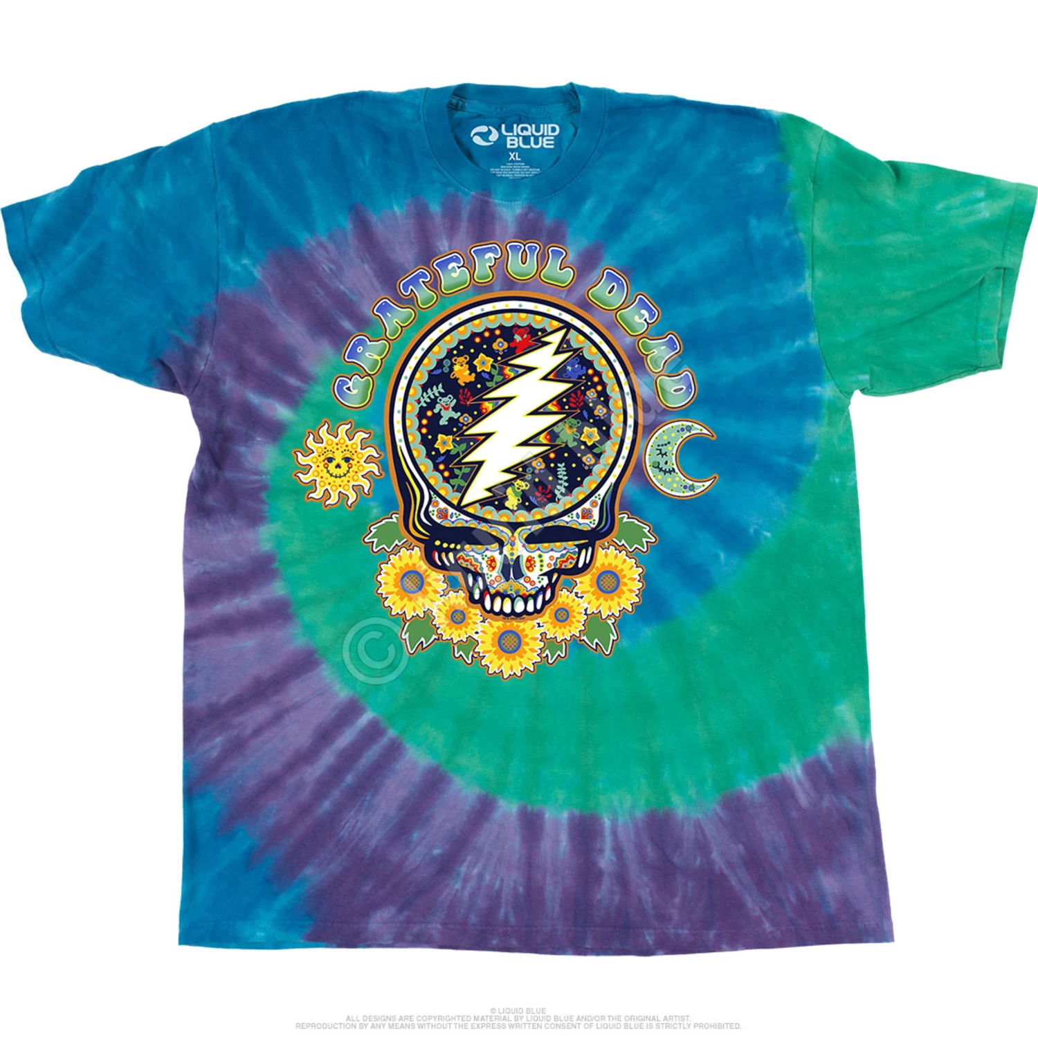 Steal Your Face Day Of The Dead T-Shirt - Image 9