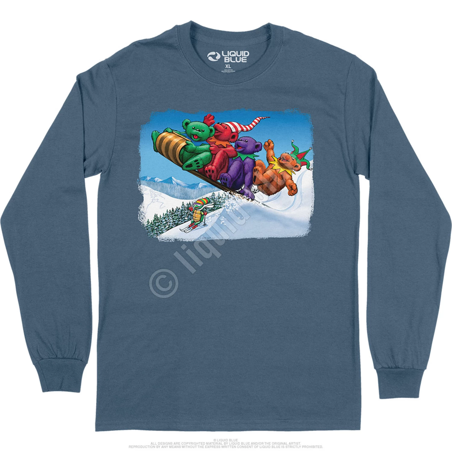 Toboggan Bears Long Sleeve T-Shirt - Image 7