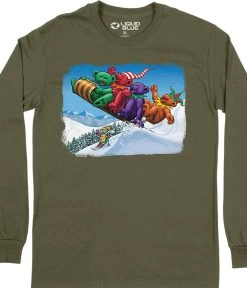 Toboggan Bears Long Sleeve T-Shirt