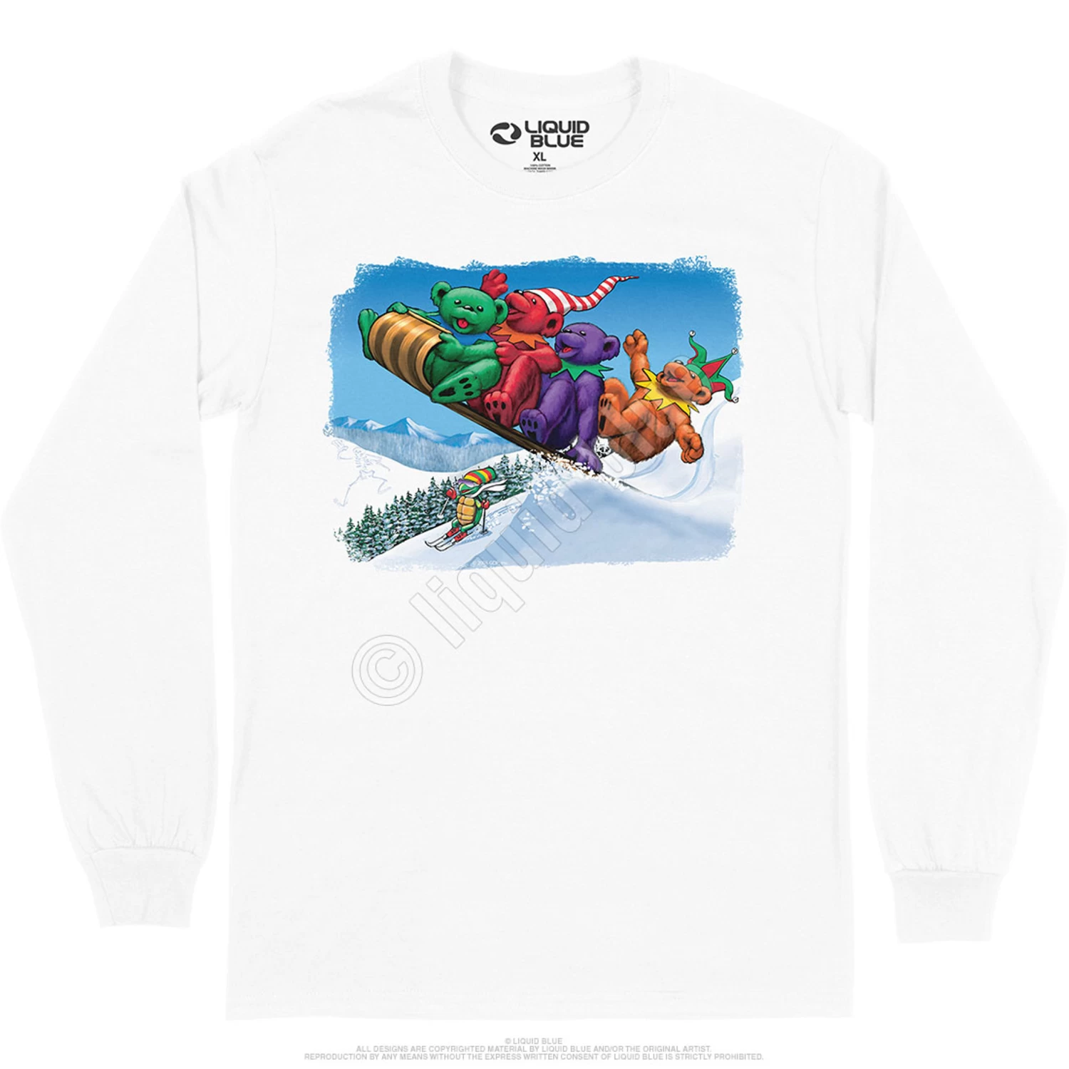 Toboggan Bears Long Sleeve T-Shirt - Image 9