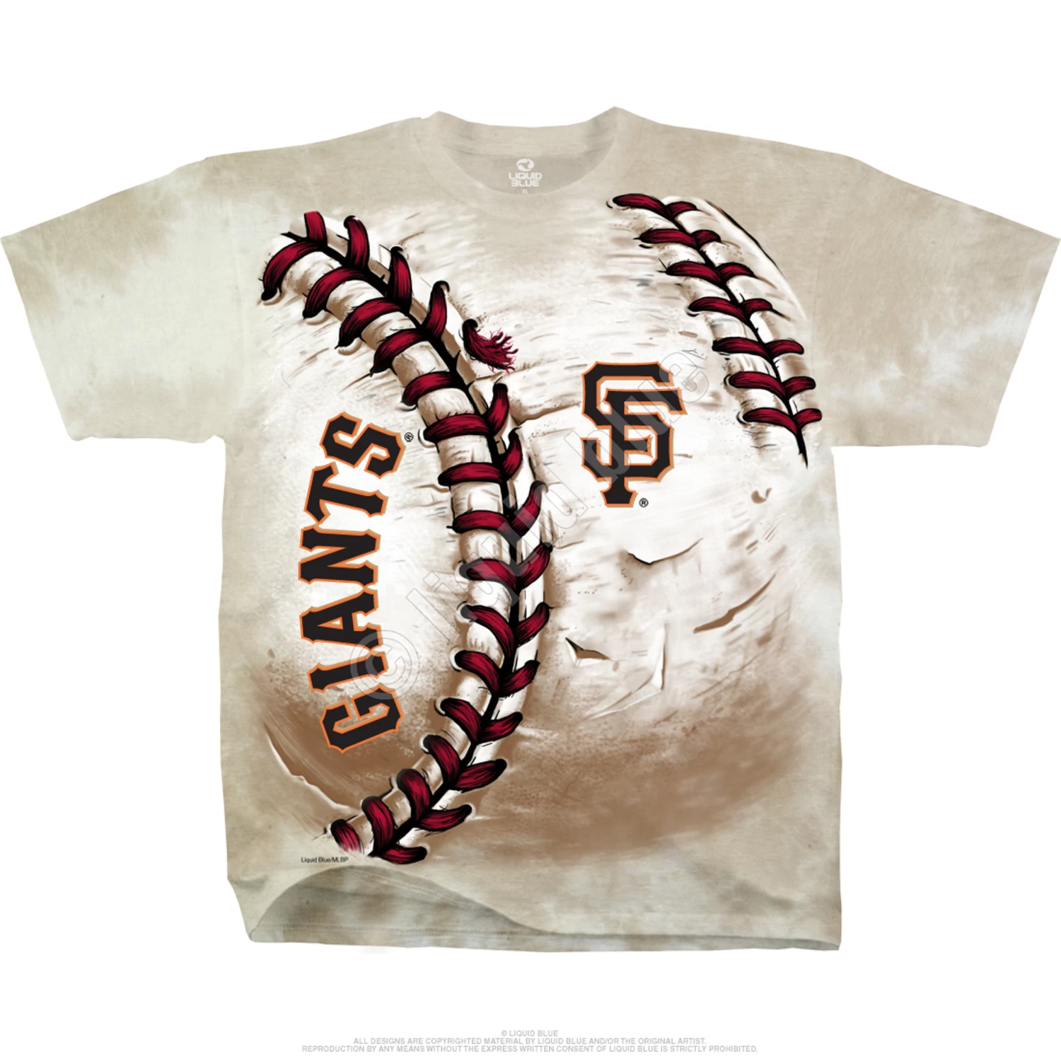MLB San Francisco Giants Hardball Tie-Dye T-Shirt - Image 2