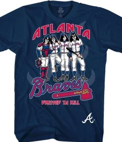 MLB Atlanta Braves Dressed To Kill Navy T-Shirt