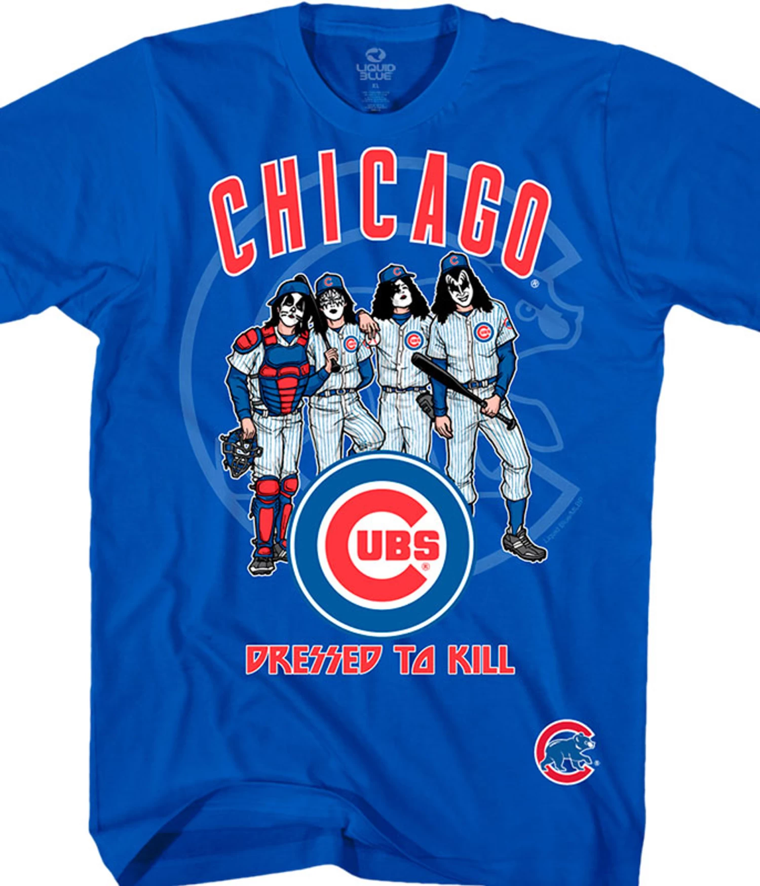 MLB Chicago Cubs Dressed To Kill Blue T-Shirt
