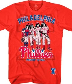 MLB Philadelphia Phillies Dressed To Kill Red T-Shirt